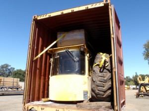 Loaded Shipping Container